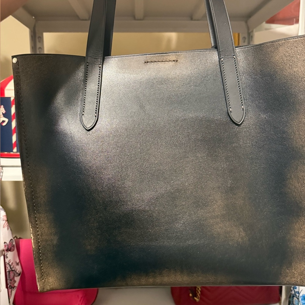 Coach Relay Brown Leather Tote Bag - Picture 3 of 8